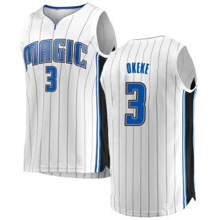 Youth Chuma Okeke Orlando Magic White Fast Break Jersey - Association Edition