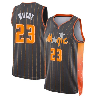 Youth C.J. Wilcox Orlando Magic Anthracite Swingman 2021/22 City Edition Jersey