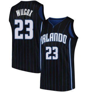 Youth C.J. Wilcox Orlando Magic Black Swingman Jersey - Statement Edition