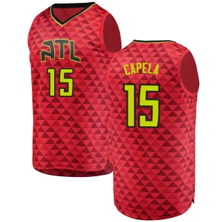 Youth Clint Capela Atlanta Hawks Red Fast Break Jersey - Statement Edition