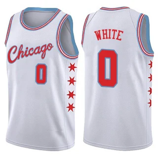 Youth Coby White Chicago Bulls White Swingman Jersey - City Edition