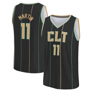 Youth Cody Martin Charlotte Hornets Black Fast Break 2022/23 City Edition Jersey