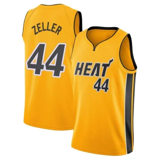 Youth Cody Zeller Miami Heat Gold Swingman 2020/21 Jersey - Earned Edition