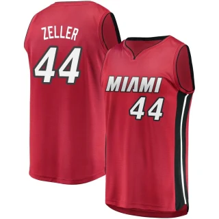 Youth Cody Zeller Miami Heat Red Fast Break Jersey - Statement Edition