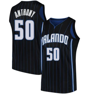 Youth Cole Anthony Orlando Magic Black Swingman Jersey - Statement Edition