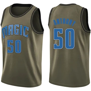 Youth Cole Anthony Orlando Magic Green Swingman Salute to Service Jersey