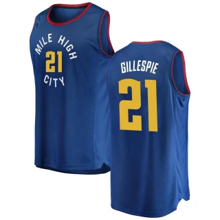 Youth Collin Gillespie Denver Nuggets Blue Fast Break 2018/19 Jersey - Statement Edition