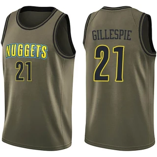 Youth Collin Gillespie Denver Nuggets Green Swingman Salute to Service Jersey