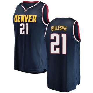 Youth Collin Gillespie Denver Nuggets Navy Fast Break 2018/19 Jersey - Icon Edition