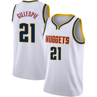 Youth Collin Gillespie Denver Nuggets White Swingman 2020/21 Jersey - Association Edition