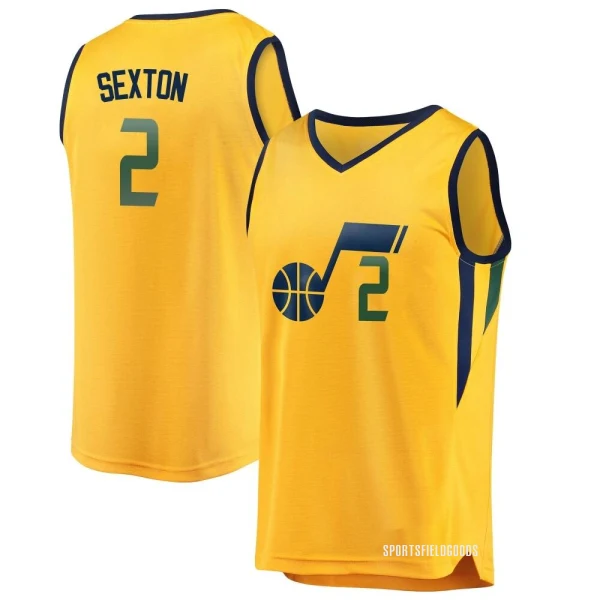Youth Collin Sexton Utah Jazz Gold Fast Break Jersey - Statement Edition