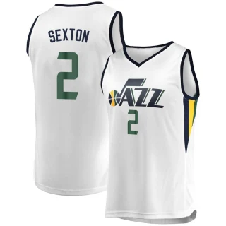 Youth Collin Sexton Utah Jazz White Fast Break Jersey - Association Edition