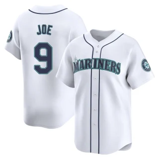 Youth Connor Joe Seattle Mariners White Limited Home Jersey