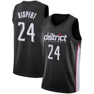Youth Corey Kispert Washington Wizards Black Swingman 2018/19 Jersey - City Edition