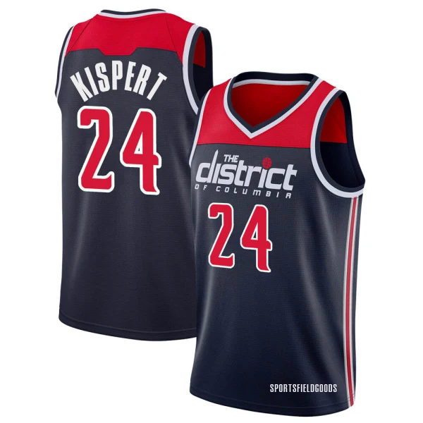 Youth Corey Kispert Washington Wizards Navy Swingman 2019/20 Jersey - Statement Edition