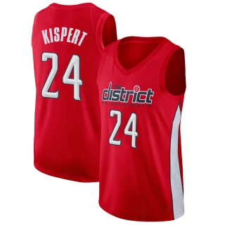 Youth Corey Kispert Washington Wizards Red Swingman 2018/19 Jersey - Earned Edition