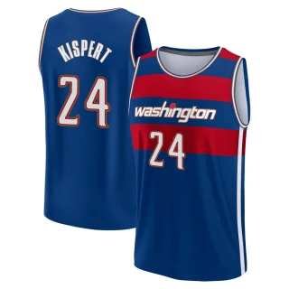Youth Corey Kispert Washington Wizards Royal Fast Break 2021/22 Replica City Edition Jersey