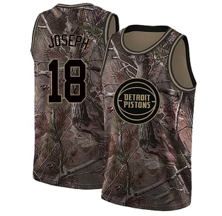 Youth Cory Joseph Detroit Pistons Camo Swingman Realtree Collection Jersey