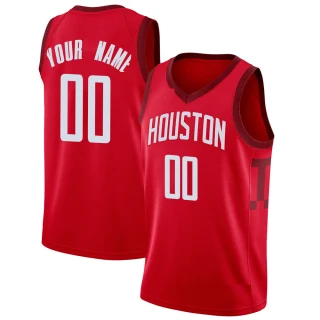 Youth Custom Houston Rockets Red Swingman Custom 2018/19 Jersey - Earned Edition