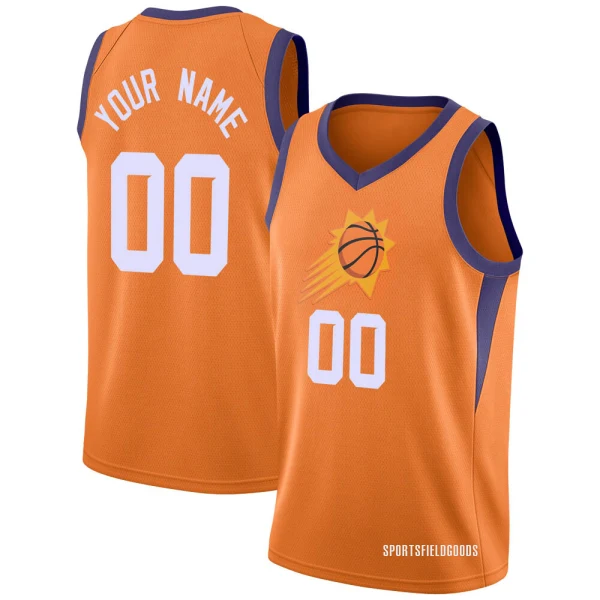 Youth Custom Phoenix Suns Orange Swingman Jordan Brand Custom Jersey - Statement Edition