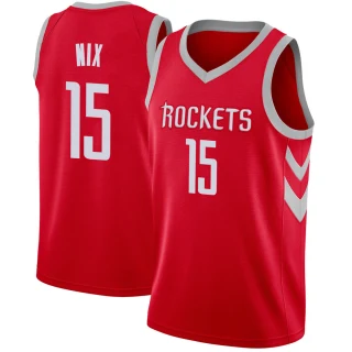 Youth Daishen Nix Houston Rockets Red Swingman Jersey - Icon Edition