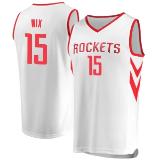 Youth Daishen Nix Houston Rockets White Fast Break Jersey - Association Edition