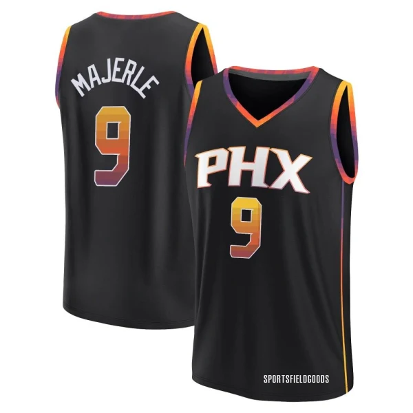 Youth Dan Majerle Phoenix Suns Black Fast Break 2022/23 Jersey - Statement Edition