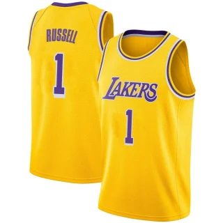 Youth D'Angelo Russell Los Angeles Lakers Gold Swingman 2018/19 Jersey - Icon Edition