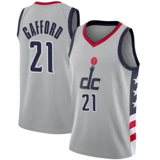 Youth Daniel Gafford Washington Wizards Gray Swingman 2020/21 Jersey - City Edition