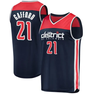 Youth Daniel Gafford Washington Wizards Navy Fast Break 2019/20 Jersey - Statement Edition