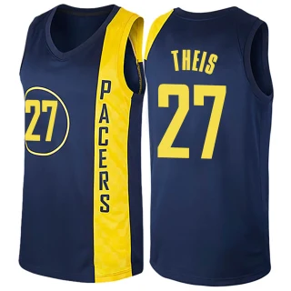Youth Daniel Theis Indiana Pacers Navy Blue Swingman Jersey - City Edition