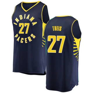 Youth Daniel Theis Indiana Pacers Navy Fast Break Jersey - Icon Edition