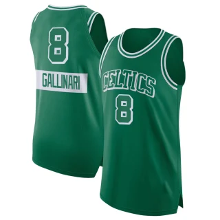 Youth Danilo Gallinari Boston Celtics Green Authentic Kelly 2021/22 City Edition Jersey