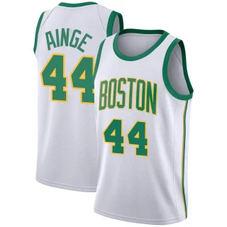 Youth Danny Ainge Boston Celtics White Swingman 2018/19 Jersey - City Edition