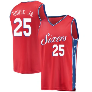 Youth Danuel House Jr. Philadelphia 76ers Red Fast Break Jersey - Statement Edition
