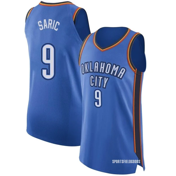 Youth Dario Saric Oklahoma City Thunder Blue Authentic Jersey - Icon Edition