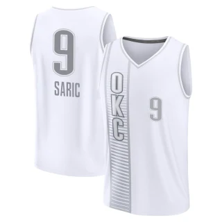 Youth Dario Saric Oklahoma City Thunder White Fast Break 2021/22 Replica City Edition Jersey