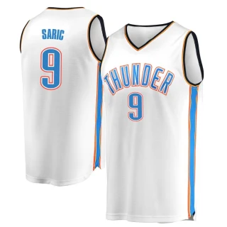 Youth Dario Saric Oklahoma City Thunder White Fast Break Replica Jersey - Association Edition