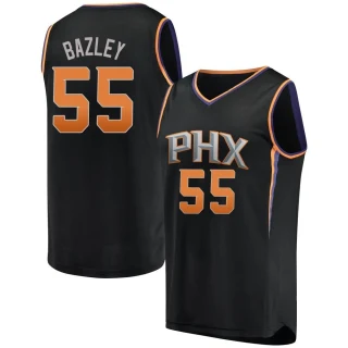 Youth Darius Bazley Phoenix Suns Black Fast Break Jersey - Statement Edition