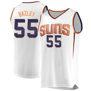 Youth Darius Bazley Phoenix Suns White Fast Break Jersey - Association Edition