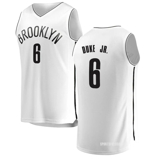 Youth David Duke Jr. Brooklyn Nets White Fast Break Jersey - Association Edition
