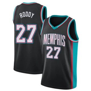 Youth David Roddy Memphis Grizzlies Black Swingman 2020/21 Hardwood Classics Jersey