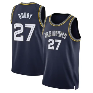 Youth David Roddy Memphis Grizzlies Navy Swingman 2021/22 City Edition Jersey