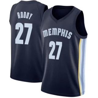 Youth David Roddy Memphis Grizzlies Navy Swingman Jersey - Icon Edition