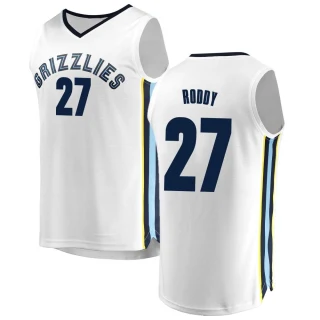 Youth David Roddy Memphis Grizzlies White Fast Break Jersey - Association Edition