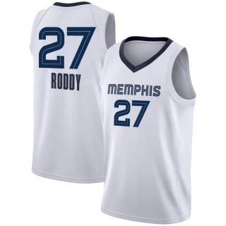 Youth David Roddy Memphis Grizzlies White Swingman 2020/21 Jersey - Association Edition