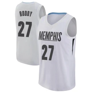 Youth David Roddy Memphis Grizzlies White Swingman Jersey - City Edition