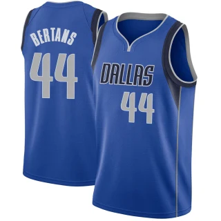 Youth Davis Bertans Dallas Mavericks Royal Swingman Jersey - Icon Edition