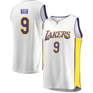 Youth Davon Reed Los Angeles Lakers White Fast Break Jersey - Association Edition