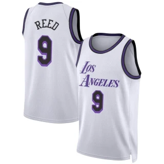 Youth Davon Reed Los Angeles Lakers White Swingman 2022/23 City Edition Jersey